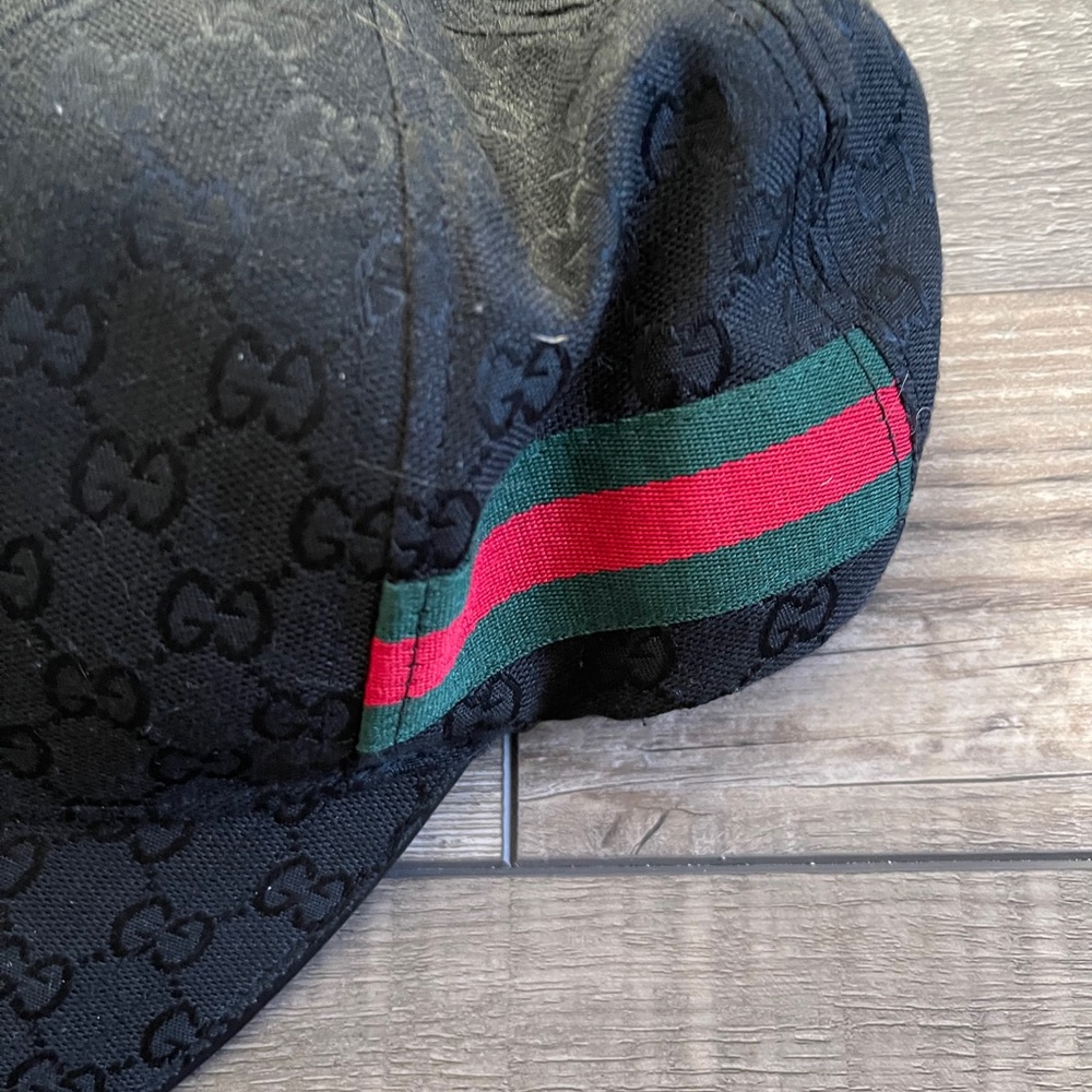Gucci Monogram Strap hat